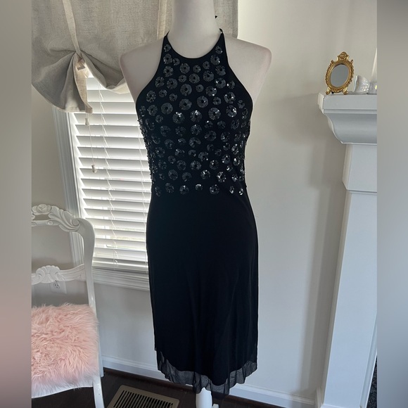 Vivienne Tam vintage 90’s sequin halter dress size 2 - Picture 1 of 12